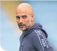  ??  ?? Manchester City boss Pep Guardiola