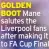  ?? ?? GOLDEN BOOT Mane salutes the Liverpool fans after making it to FA Cup Final