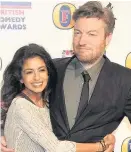  ??  ?? Charlie Brooker and wife Konnie Huq