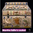  ?? ?? Martha Edlin’s casket