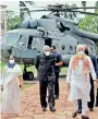  ??  ?? Mamata with PM Modi