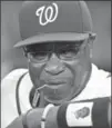  ?? ASSOCIATED PRESS FILE PHOTO ?? Dusty Baker won’t be back for 2018.