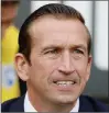  ??  ?? UPBEAT: Justin Edinburgh