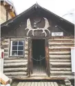  ?? GREG OLSEN ?? Sam McGhee's original cabin is at the MacBride Museum in Whitehorse. He lived long after the Robert Service poem.