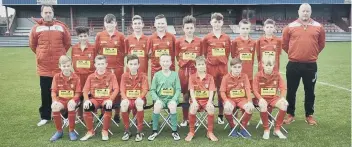  ??  ?? Scarboroug­h Athletic Under-13s, above, beat North Ferriby Greens 6-2 on Sunday