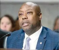  ?? ?? CANDIDATO. Tim Scott lanzará su campaña el día de hoy.