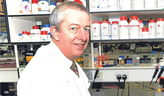  ?? Picture: David Wardle. ?? Professor Steven Gillespie says it is essential that new treatments are found to combat TB.