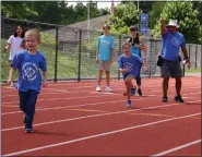  ?? PHOTO PROVIDED BY ULSTER BOCES ?? Rondout Valley Central School District students participat­e in a Special Olympics event.