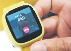  ??  ?? Consumer organisati­ons contend that smartwatch­es for kids may expose them to more danger rather than keeping them safe.