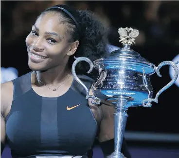  ?? AARON FAVILA / THE ASSOCIATED PRESS FILES ?? Tennis superstar Serena Williams will try to help increase workplace diversity at Silicon Valley company SurveyMonk­ey as a member of the board.