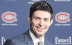  ?? RYAN REMIORZ /THE CANADIAN PRESS ?? Montreal Canadiens goaltender Carey Price speaks to the media in Montreal after winning the Lou Marsh Trophy as Canada’s athlete of the year.