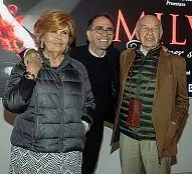  ?? Da sin.: Lella Bertinotti, Pino Strabioli e Fausto Bertinotti Giusy Frallonard­o ?? Ludovico Fremont (foto Benvenuti)