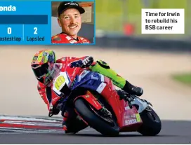  ?? ?? Time for Irwin to rebuild his BSB career