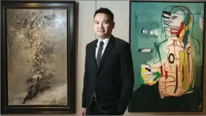  ?? PARKER ZHENG / CHINA DAILY ?? Alex Chang Yi-hsiu, managing director of Poly Auction (Hong Kong), says the company boasts having a pool of global customers who are interested in Chinese arts and willing to explore new markets.