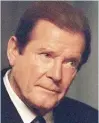  ??  ?? Roger Moore