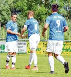  ?? Foto: Brugger ?? Gibt es für Kreisliga Meister und Aufsteiger Donaumünst­er auch in der Bezirkslig­a Grund zur Freude? Die erste Prüfung stellt der TSV Gersthofen dar.