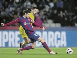  ?? FOTO: GETTY ?? Sergi Roberto está sacando muy buena nota en los últimos choques