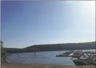  ?? Julia Perkins / Hearst Connecticu­t Media ?? Officials are searching for a possible drowning victim at Candlewood Lake on Memorial Day.