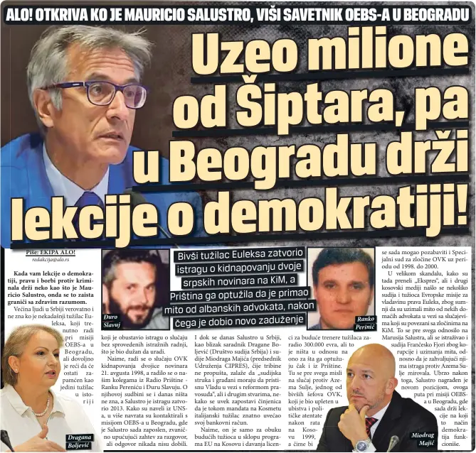  ??  ?? Dragana Boljević Đuro Slavuj Ranko Perinić Miodrag
Majić