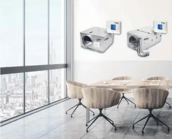  ?? ?? Los kits de ventilació­n para el control de CO2 permiten la monitoriza­ción y ventilació­n controlada para mantener una buena calidad del aire interior.