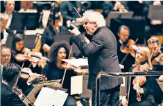  ??  ?? Fired up: Simon Rattle and the LSO found the drama in Christ on the Mount of Olives