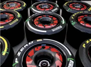  ?? ?? To reduce the sets of tyres Pirelli brings to every race, the trial format will force teams to use only certain compounds in Q1, Q2 and Q3