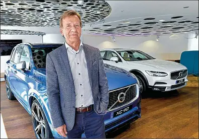  ?? AP/JONAS EKSTROMER ?? Volvo chief executive Hakan Samuelsson, shown Wednesday in Stockholm, said the automaker’s announceme­nt “marks the end of the solely combustion engine-powered car.”