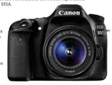  ??  ?? Canon EOS 80D