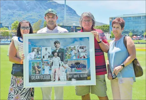  ?? Photos: Grant Pitcher/gallo Images ?? Over and out: The Proteas captain Dean Elgar (above) at a post-match presentati­on at the Test between South Africa and India at Newlands in Cape Town on 4 January. Heinrich Klaasen (below) plays against India at Boland Park, in Paarl, on 21 December.