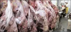  ??  ?? Employees in a butcher shop in Brasilia, Brazil. The EU said it was temporaril­y halting some imports of Brazilian meat amid an investigat­ion into a massive scheme of meat adulterati­on.