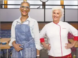  ??  ?? Carla Hall and Anne Burrell as seen in “Worst Cooks in America”