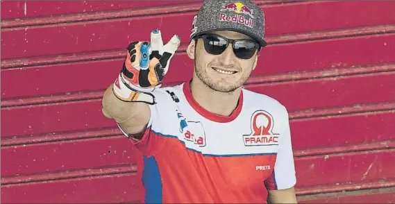  ?? FOTO: GETTY ?? Jack Miller es uno de los personajes del paddock de MotoGP El australian­o es capaz de grandes ‘locuras’ como saltar directamen­te de Moto3 a MotoGP con 20 años sin pasar por Moto2