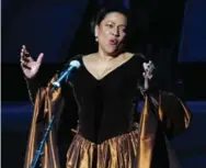  ?? ED REINKE/THE ASSOCIATED PRESS FILE PHOTO ?? Kathleen Battle, seen in 2005, has been rehired by the Metropolit­an Opera 22 years after she was fired for “unprofessi­onal actions during rehearsals.”