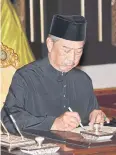  ?? REUTERS ?? Muhyiddin Yassin at the swearing-in ceremony yesterday.