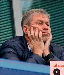  ??  ?? Roman Abramovich, 51 anni, al Chelsea dal 2003