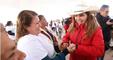  ?? ?? María Bárbara aseguró que lucharán para que regresen los recursos al campo.