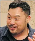  ??  ?? Chef David Chang