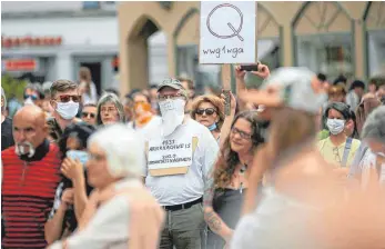  ?? FOTO: MARC EICH ?? Das Verbot der Demonstrat­ion ist zwar vom Gericht bestätigt worden, die Protestbew­egung ruft trotzdem dazu auf, auf die Straße zu gehen.