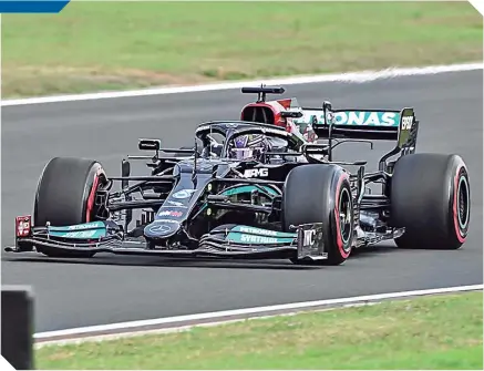  ?? ?? Lewis Hamilton demostró que sigue siendo el piloto a seguir en el serial luego de ser el más rápido en las prácticas.