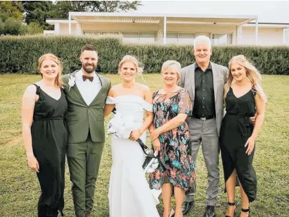  ?? Photo / Supplied ?? QSPlus family, from left: Brittany Williams, Jarrod Langman, Tara Langman, Cathy Overwater, Paul Overwater, Sienna Overwater.