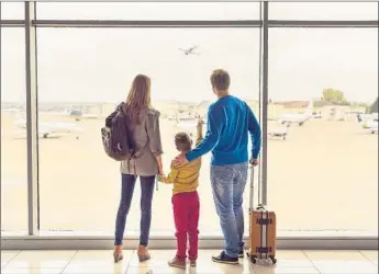  ?? YakobchukO­lena Getty Images/iStockphot­o ?? TAKING THE FAMILY on a flight can cost less if you set Twitter notificati­ons to alert you to deals.