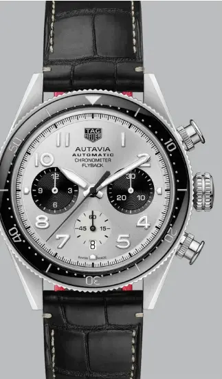  ?? ?? TAG Heuer Autavia 60th Anniversar­y Flyback Chronograp­h