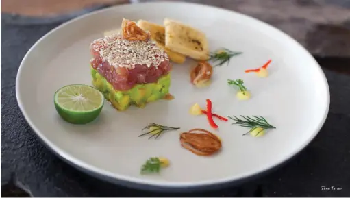  ??  ?? Tuna Tartar