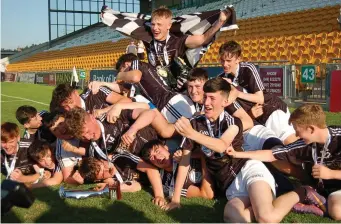  ??  ?? Sligo U17s celebrate winning the Celtic Challenge on June 30th.