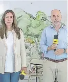  ?? Prensa gcba ?? Vidal y Larreta, ayer