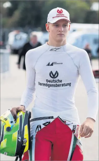  ??  ?? PROMESA. Mick Schumacher, el hijo de Michael, competirá el año que viene en el FIA F3 con Prema.