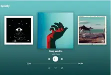  ??  ?? Drei Neuerungen für Spotify-nutzer: Siri, eine Apple-tv-app und der Datensparm­odus.