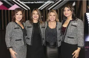  ??  ?? Famary Restrepo, Martha Tobón, Gelixa Jácome, Directoras Nacionales Mary Kay Colombia