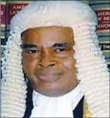  ??  ?? Honourable Justice Nwali Sylvester Ngwuta, JSC