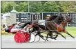  ?? FILE PHOTO ?? Saratoga Casino Hotel’s harness racing track is now it its 80th season.